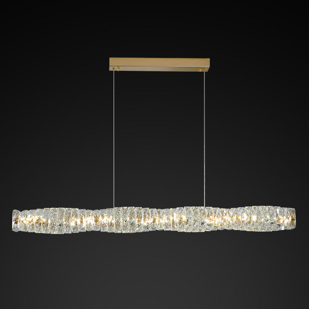 Crystal Radiance Pendant Light Stainless Steel