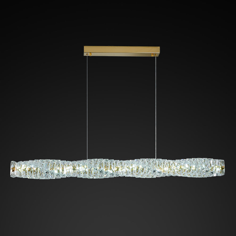 Crystal Radiance Pendant Light Stainless Steel
