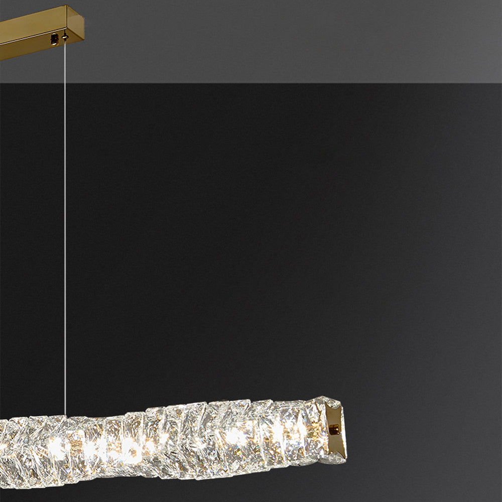 Crystal Radiance Pendant Light Stainless Steel