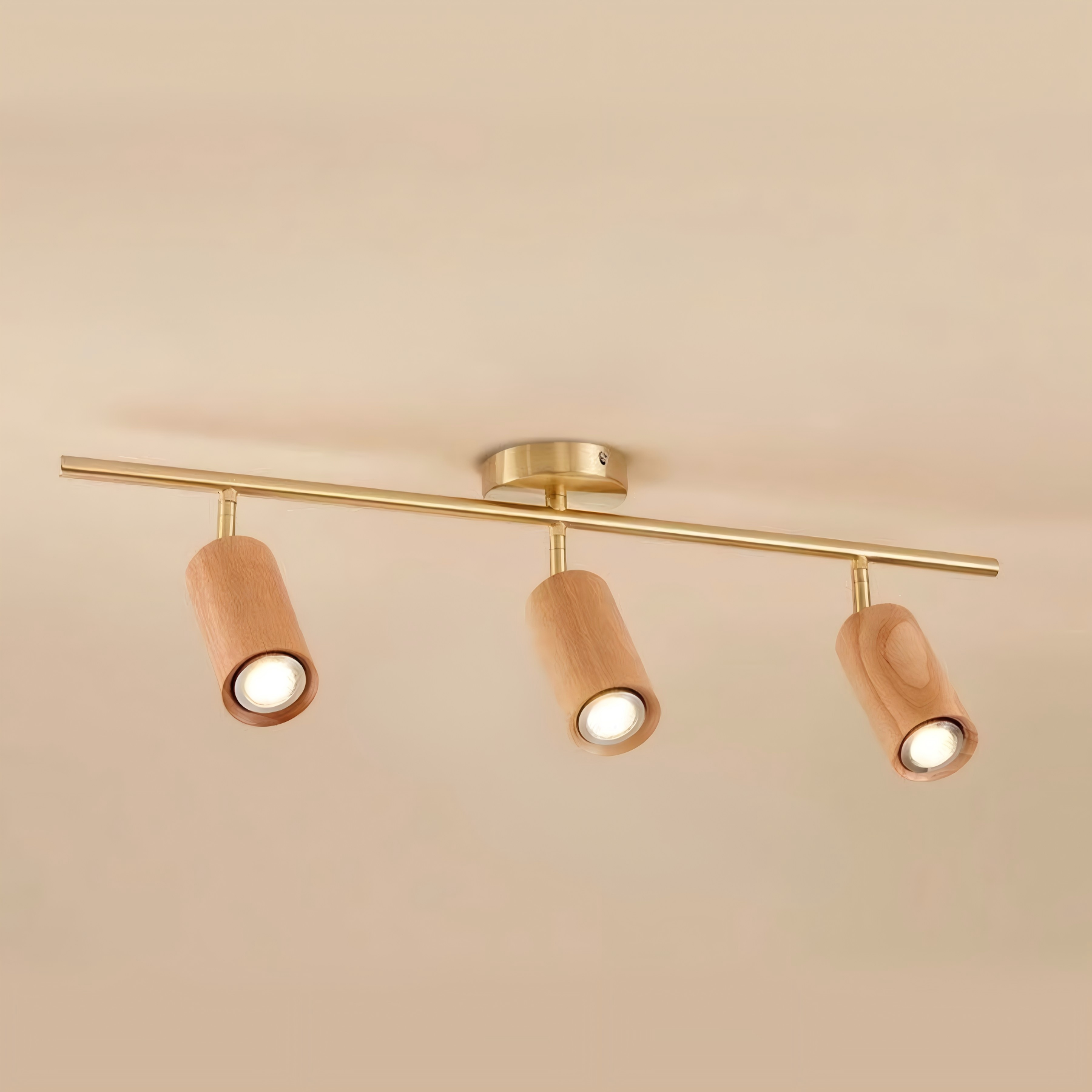 Wooden Radiance LED Track Light