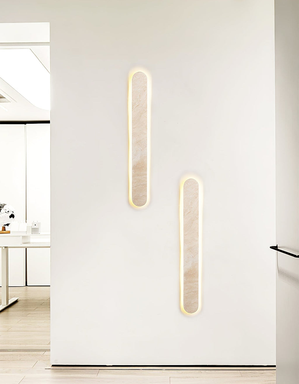 Elyndra Travertine Wall Light