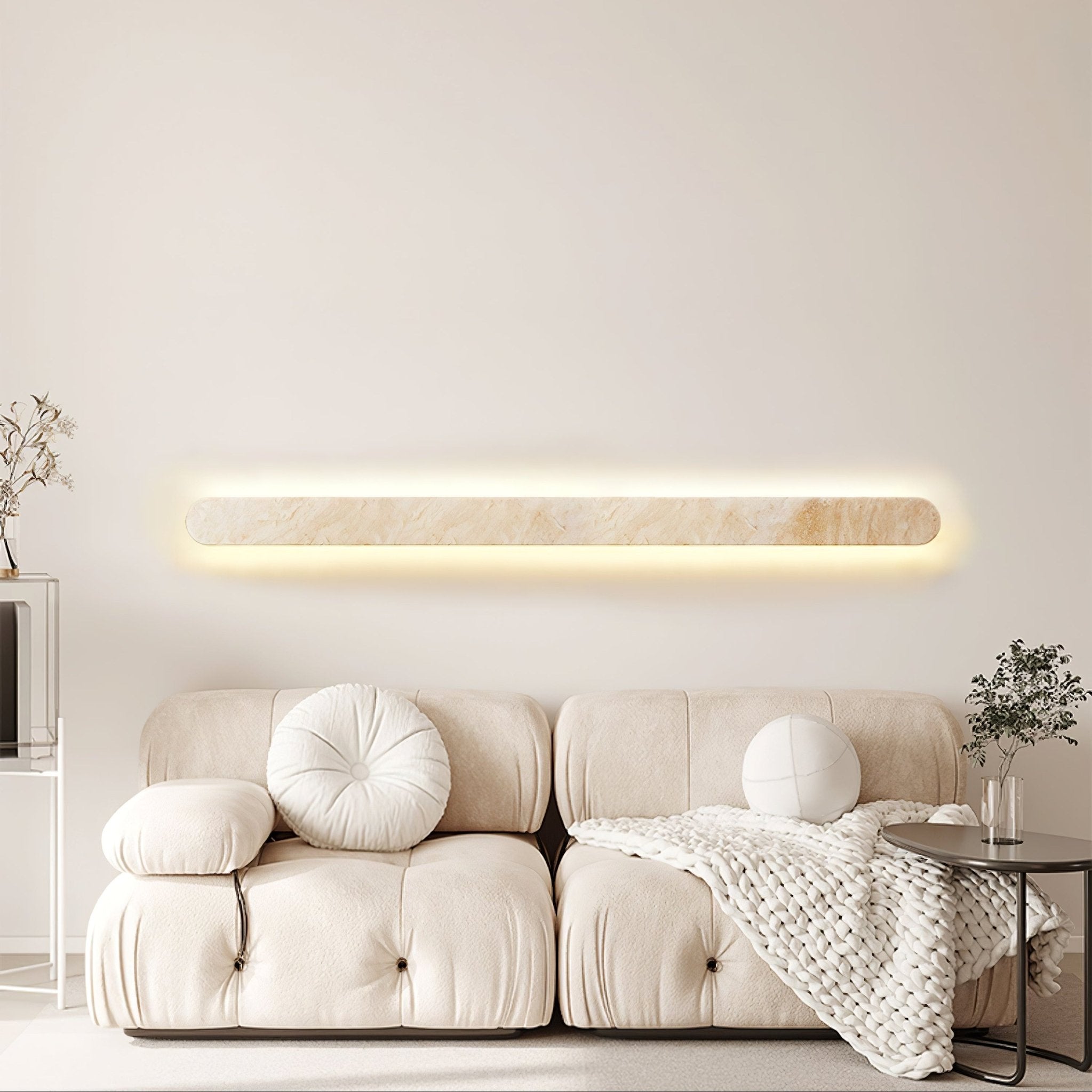 Elyndra Travertine Wall Light