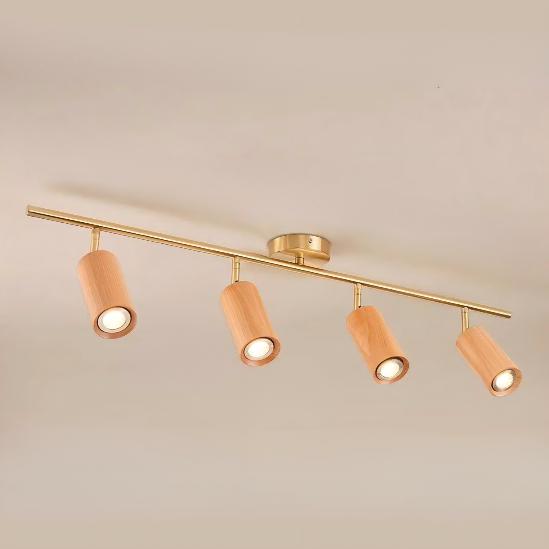 Wooden Radiance LED Track Light