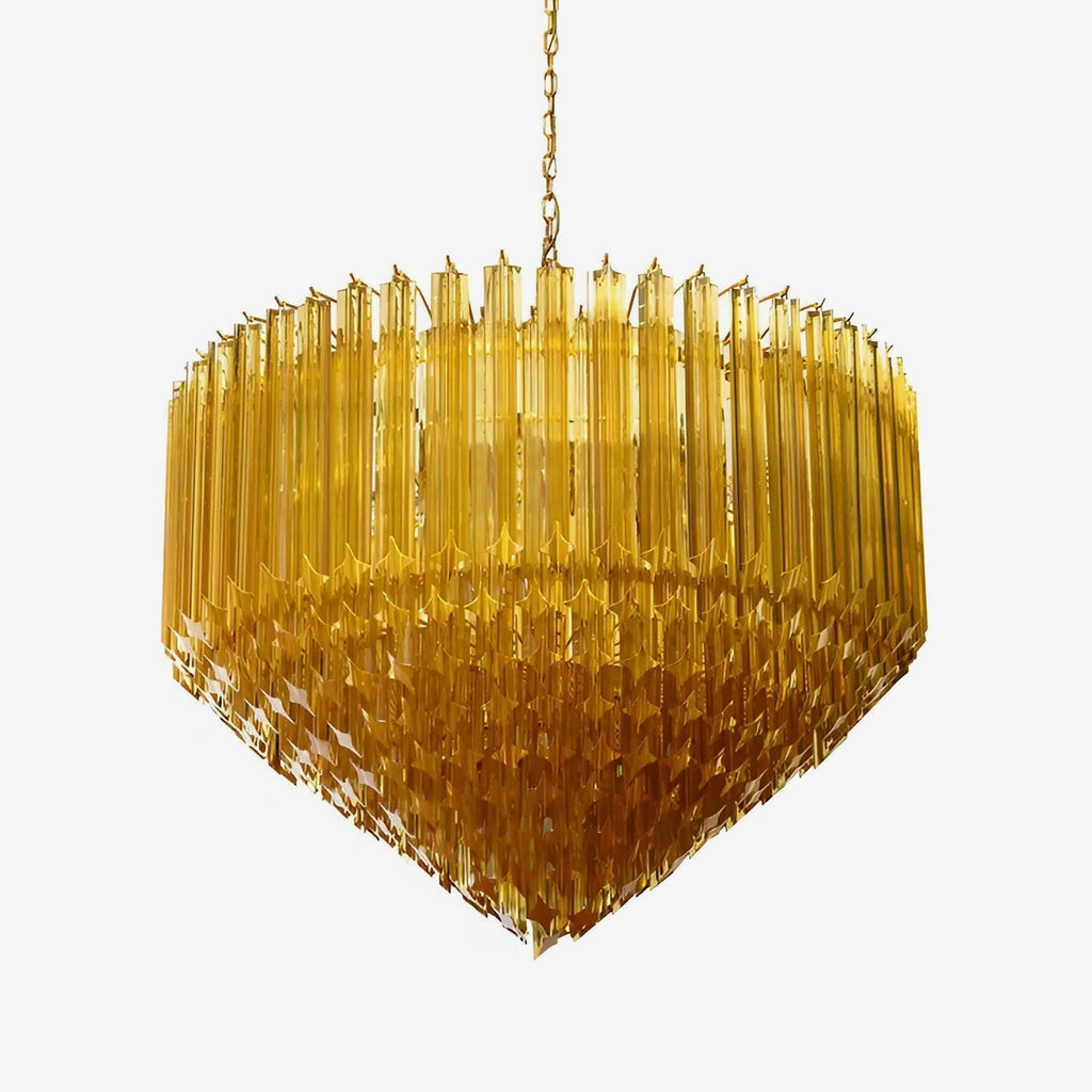 Prisma Amber Radiance Chandelier