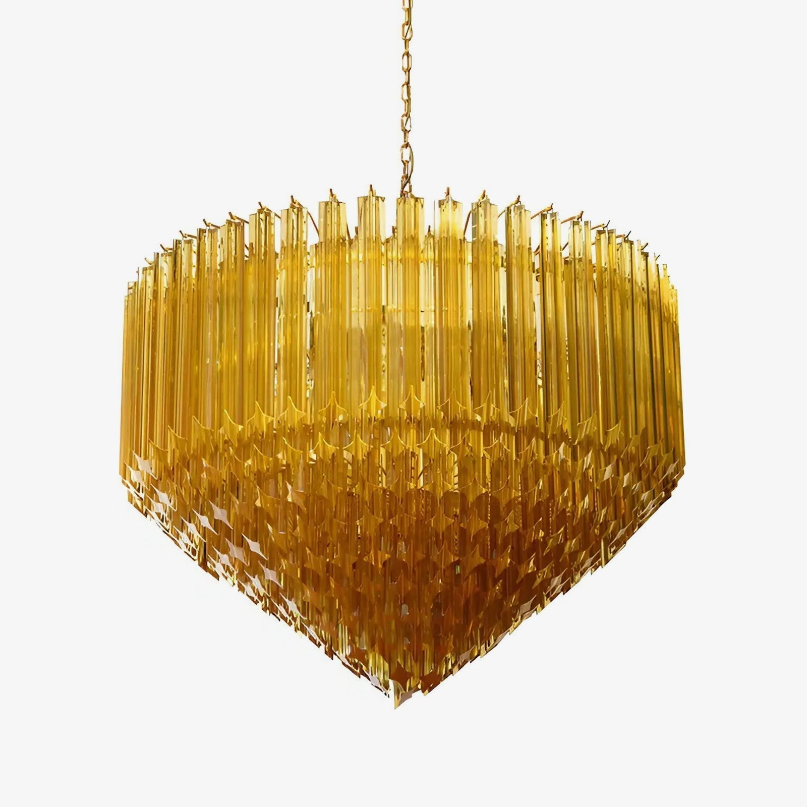 Prisma Amber Radiance Chandelier