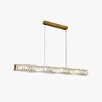Crystal Radiance Pendant Light Stainless Steel