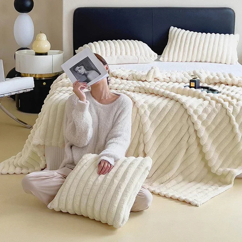 CloudSoft Quilted Comfort Blanket
