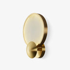 Solara Alabaster Brass Glow