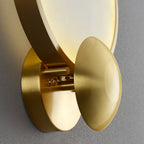 Solara Alabaster Brass Glow