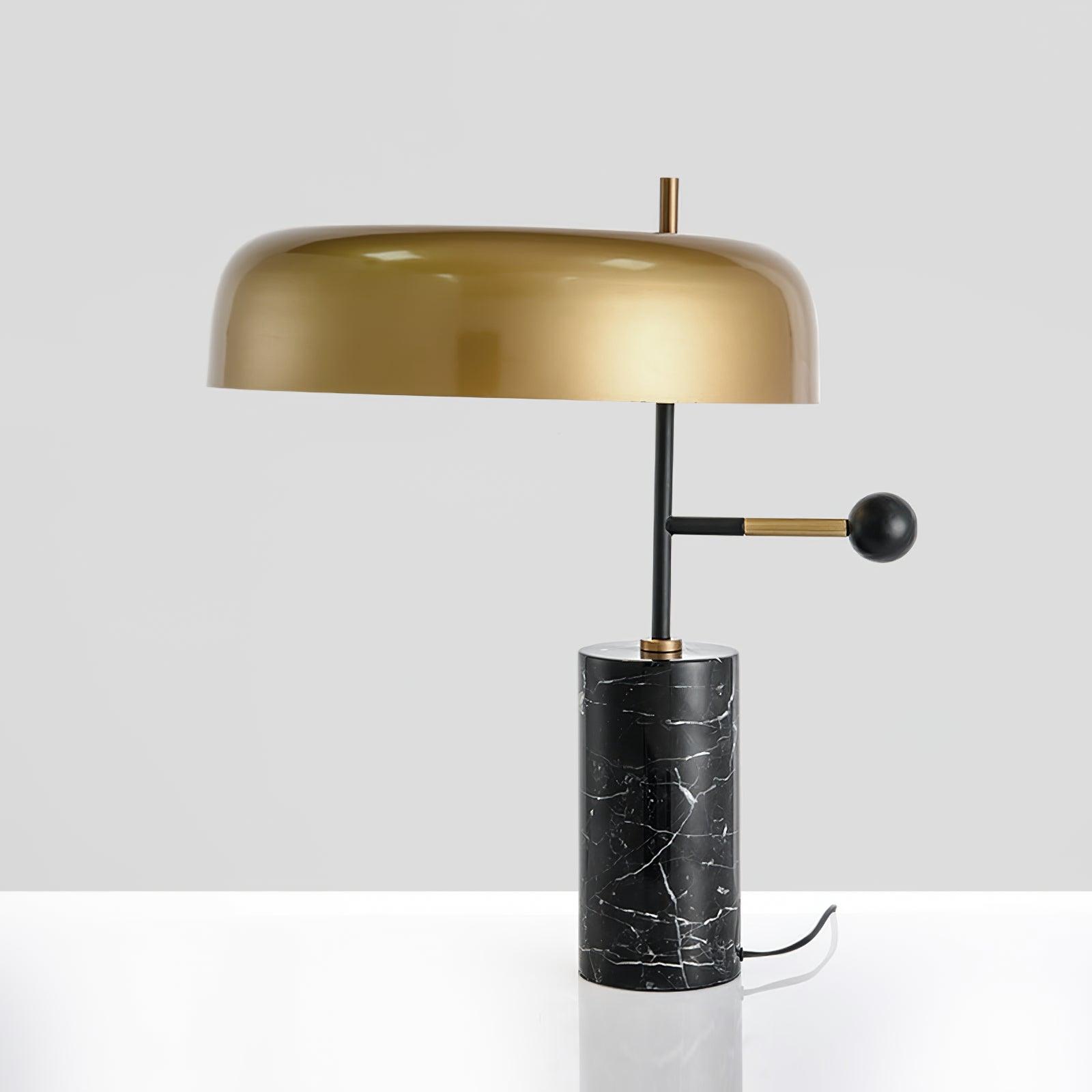 Valoren Marble & Gold Table Lamp