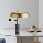 Valoren Marble & Gold Table Lamp