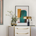 Valoren Marble & Gold Table Lamp