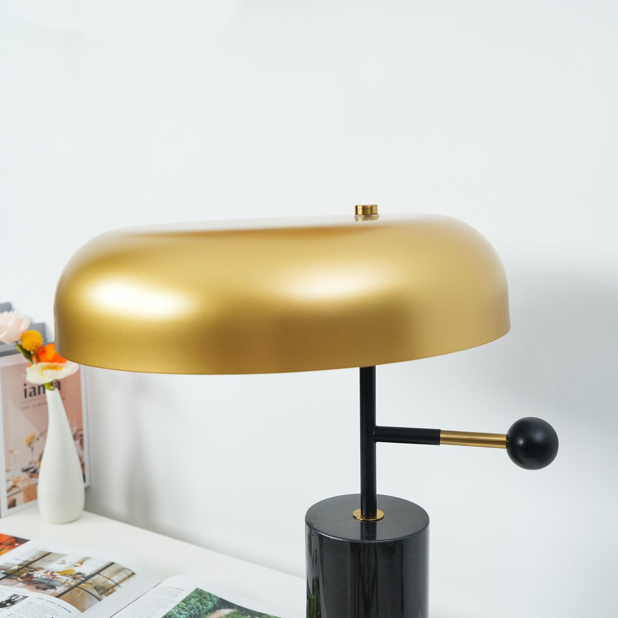 Valoren Marble & Gold Table Lamp