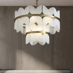 Elara Vintage Alabaster Chandelier