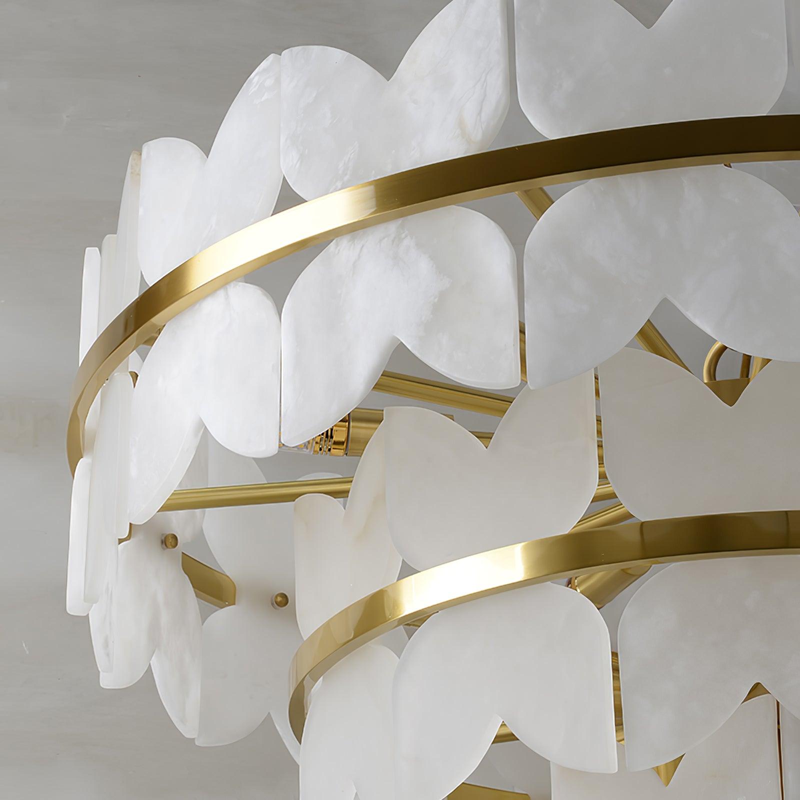 Elara Vintage Alabaster Chandelier