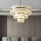 Elara Vintage Alabaster Chandelier