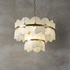 Elara Vintage Alabaster Chandelier