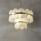 Elara Vintage Alabaster Chandelier