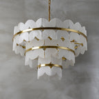 Elara Vintage Alabaster Chandelier