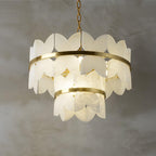 Elara Vintage Alabaster Chandelier