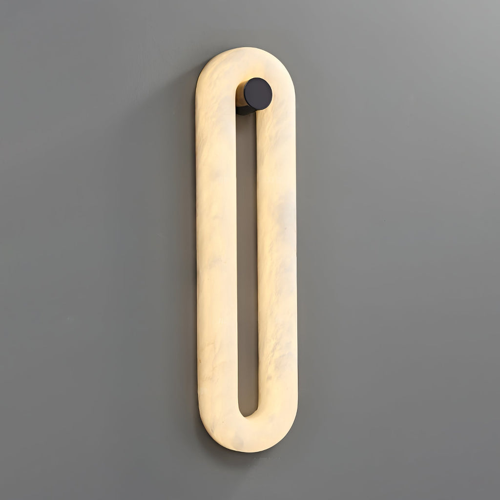 Elowen Sleek Alabaster Sconce