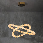 LumaRing Modern Alabaster Light
