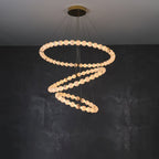 LumaRing Modern Alabaster Light