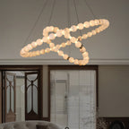 LumaRing Modern Alabaster Light