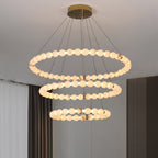 LumaRing Modern Alabaster Light