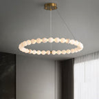 LumaRing Modern Alabaster Light