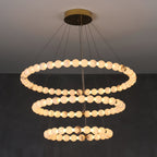 LumaRing Modern Alabaster Light