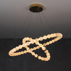 LumaRing Modern Alabaster Light