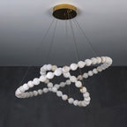 LumaRing Modern Alabaster Light