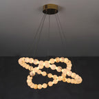 LumaRing Modern Alabaster Light