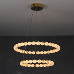 LumaRing Modern Alabaster Light
