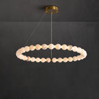LumaRing Modern Alabaster Light