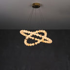 LumaRing Modern Alabaster Light