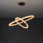 LumaRing Modern Alabaster Light