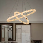 LumaRing Modern Alabaster Light
