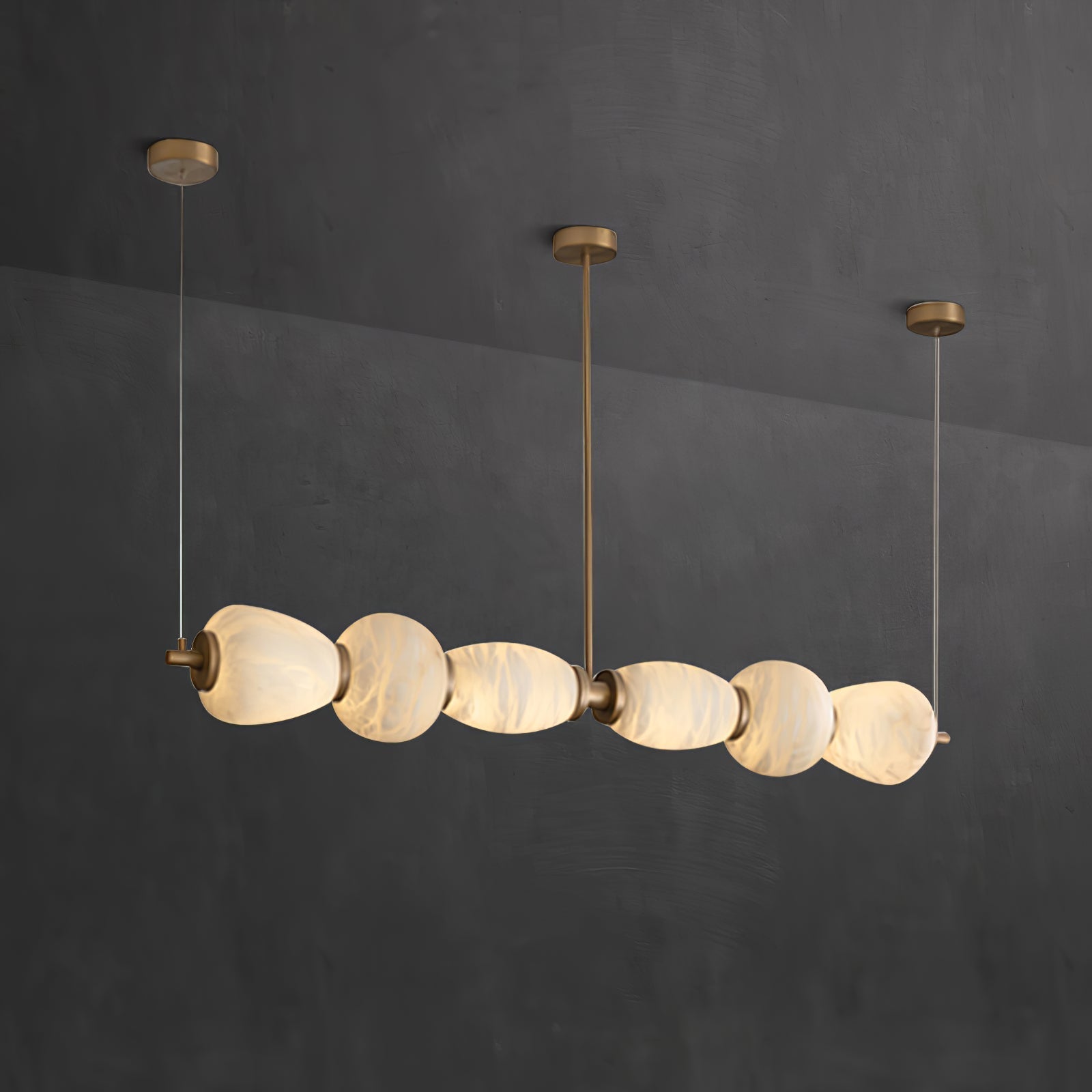 Aurelia Linear Alabaster Pendant Light