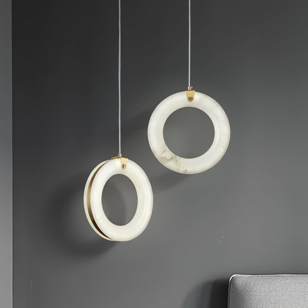 Liora Alabaster Orb Pendant