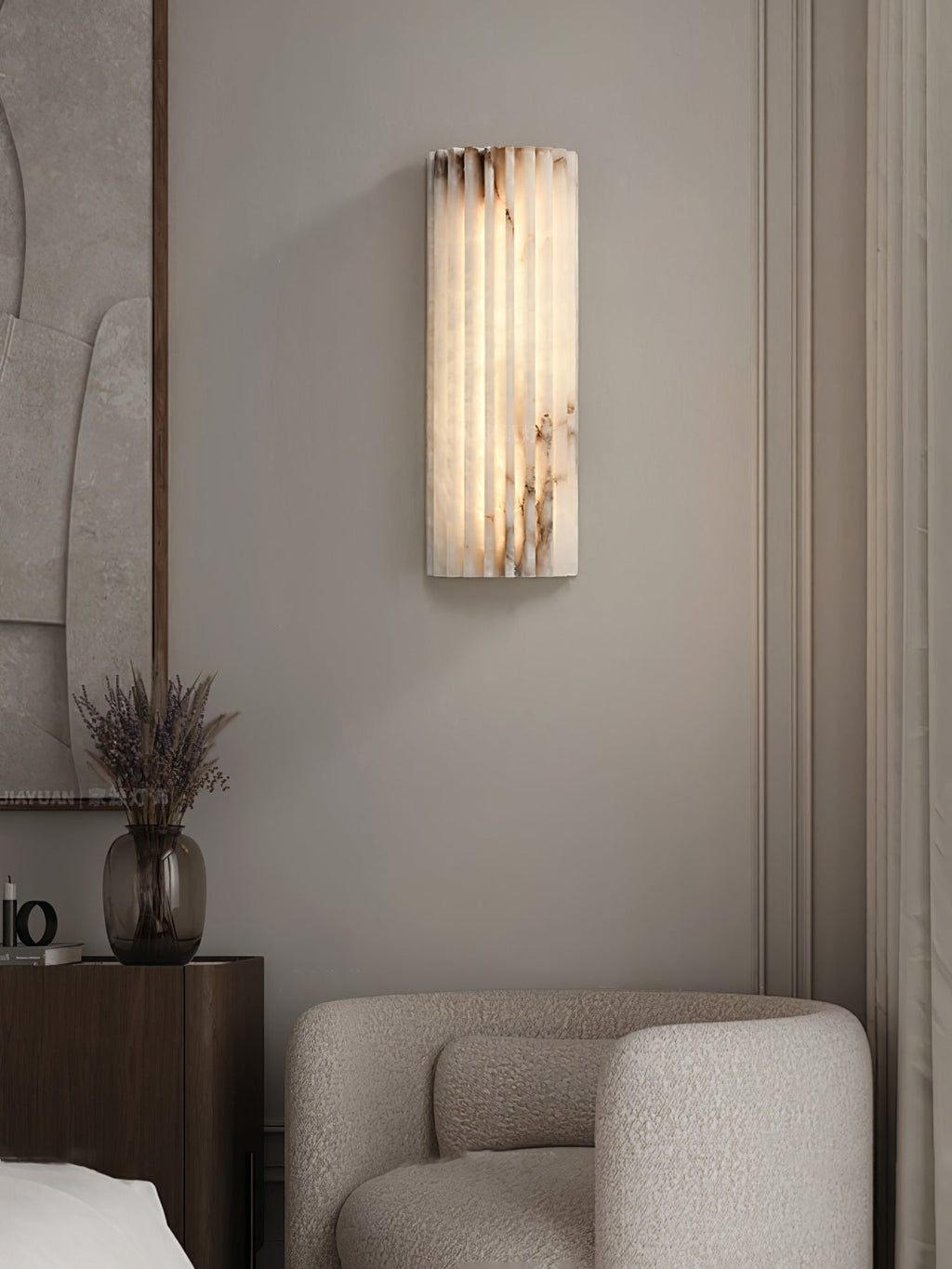 Alabaster Serenity Wall Lamp