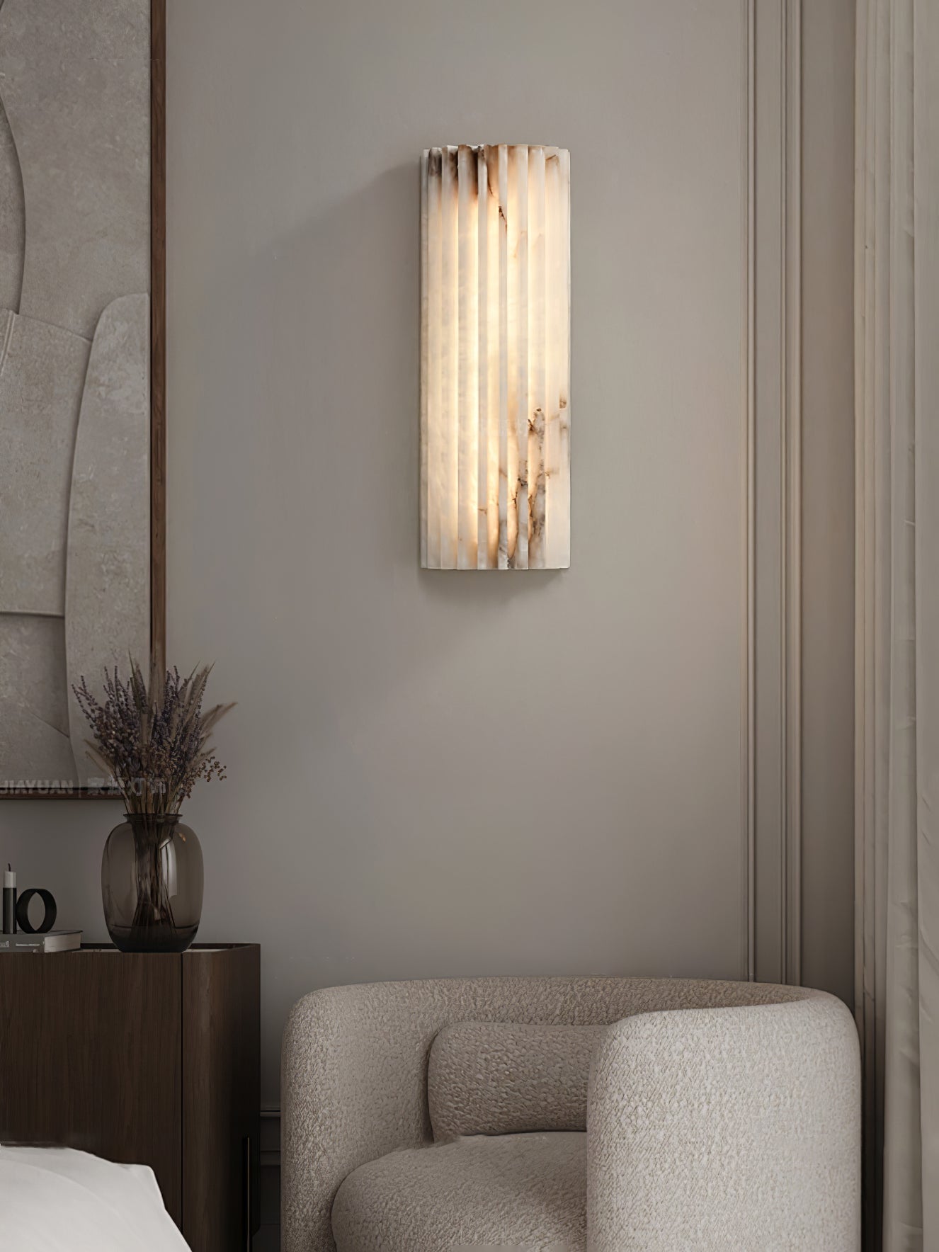Alabaster Serenity Wall Lamp