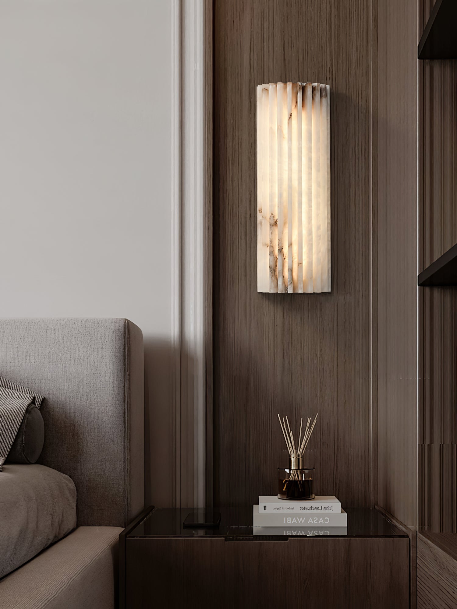 Alabaster Serenity Wall Lamp