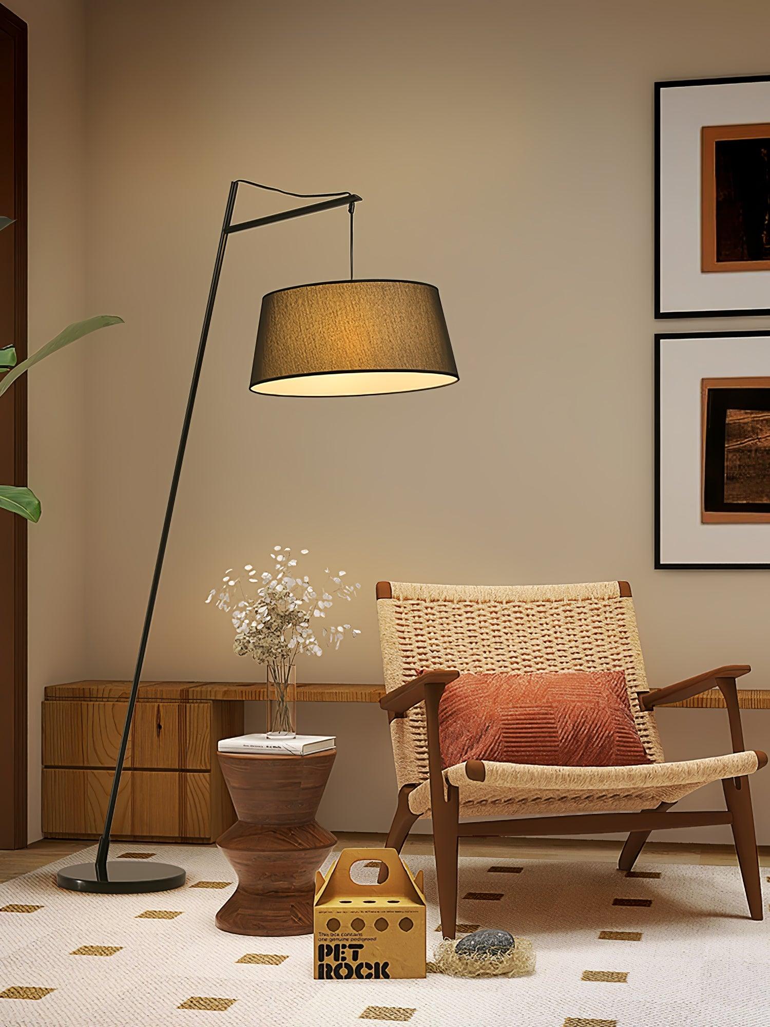 Ebony Glow Floor Lamp
