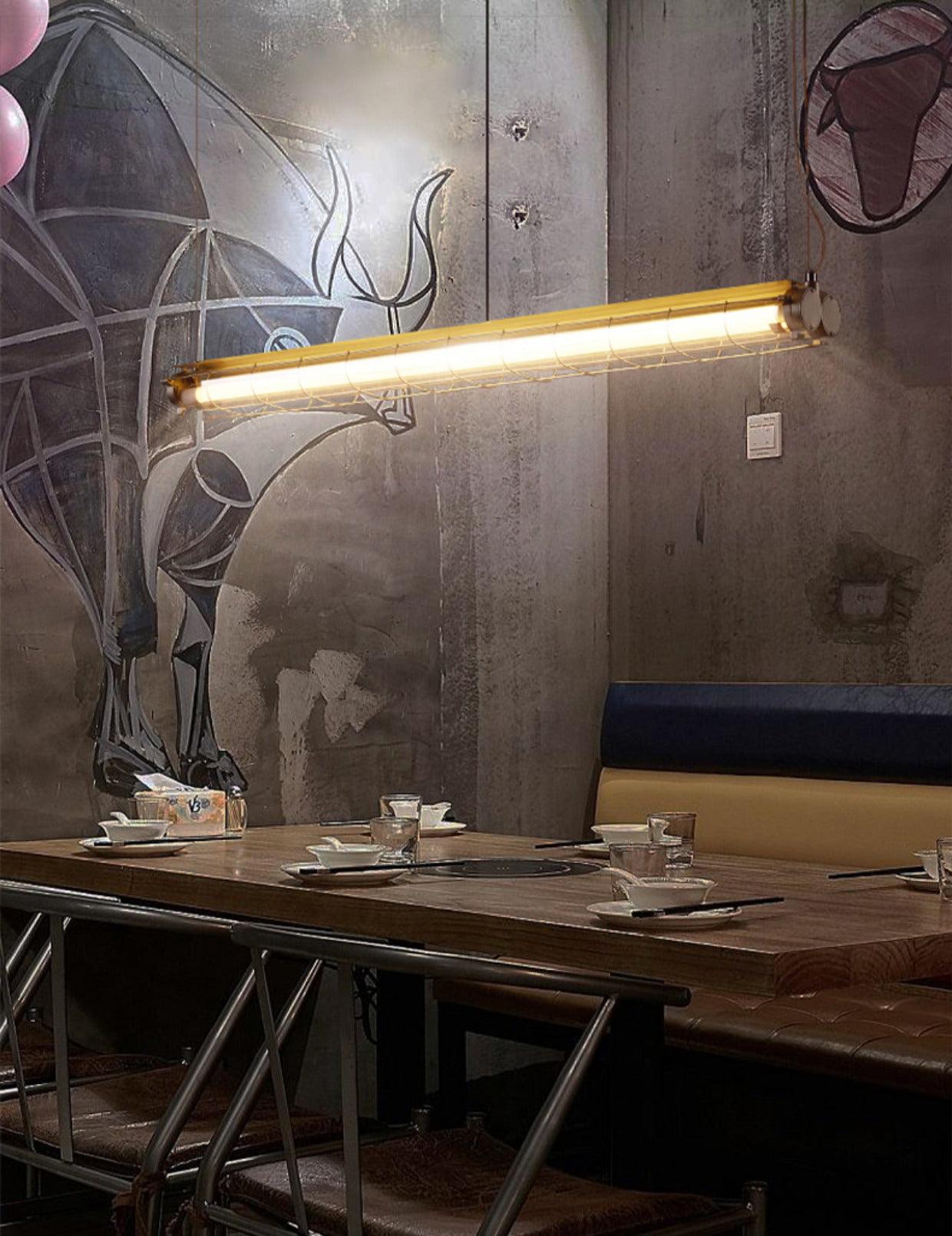 Vespera Industrial Linear Pendant