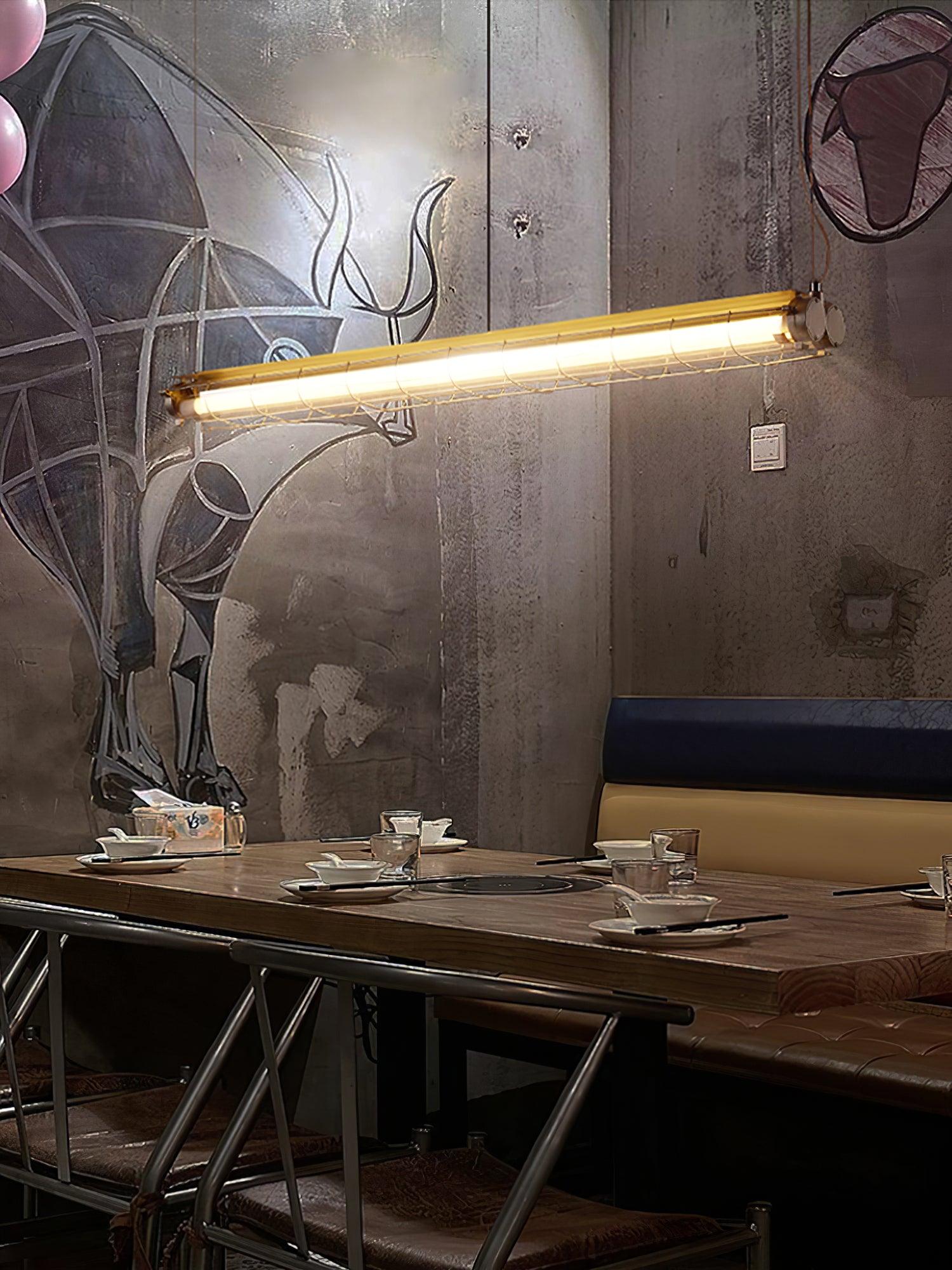 Vespera Industrial Linear Pendant