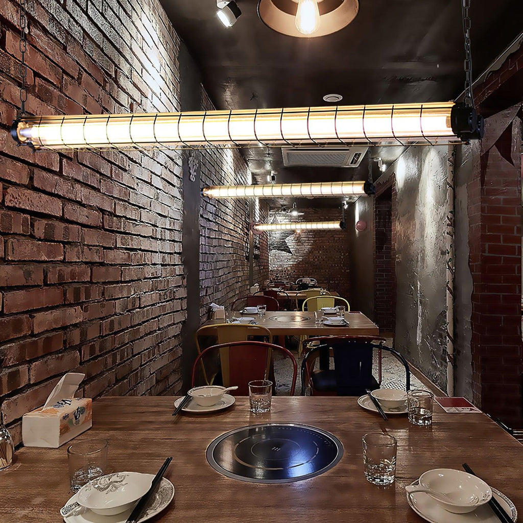 Vespera Industrial Linear Pendant