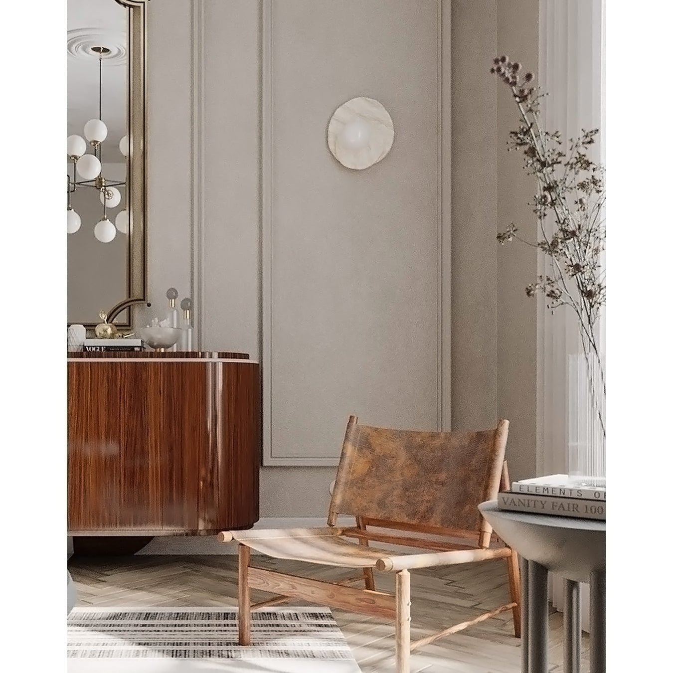 Marble Serenity Wall Light