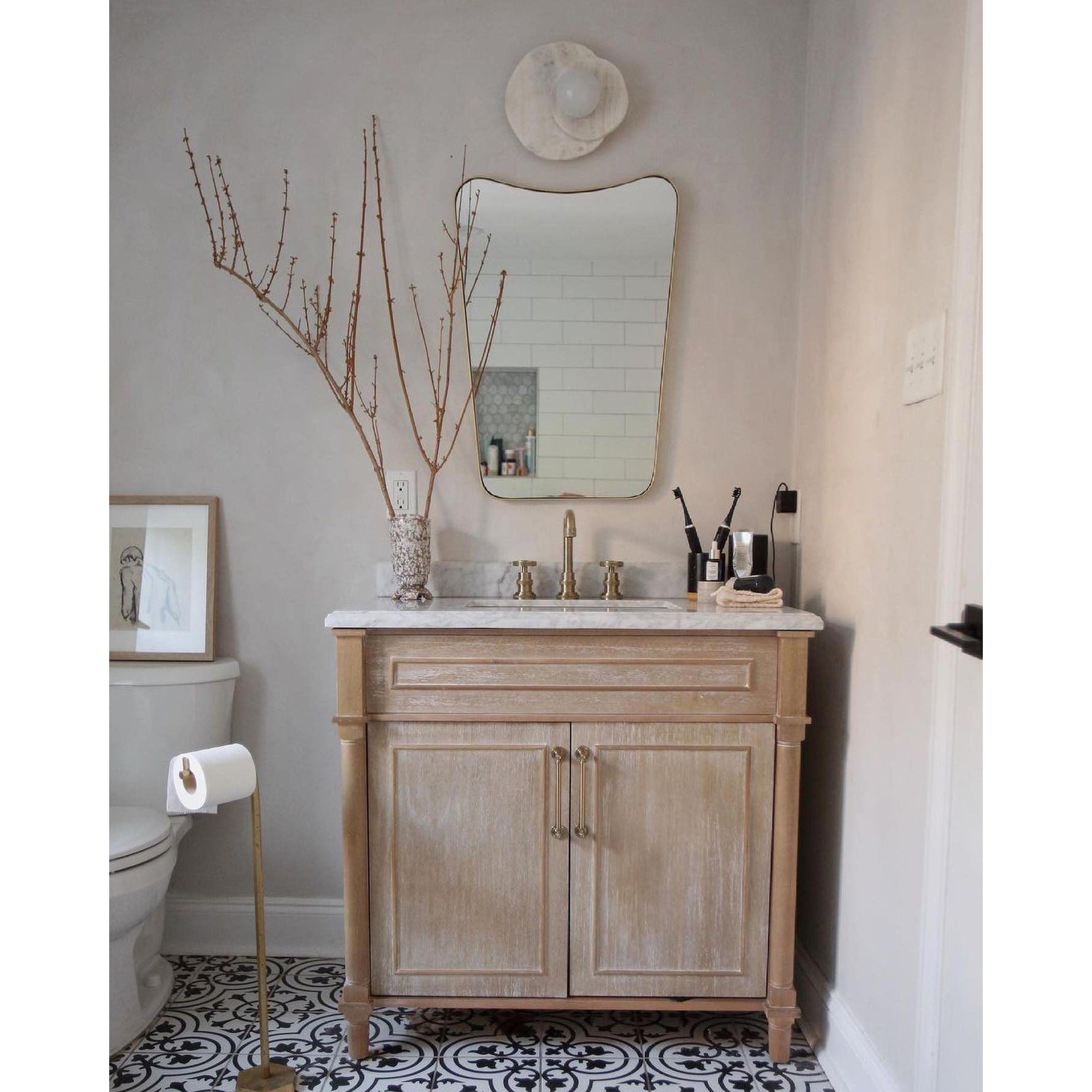 Marble Serenity Wall Light